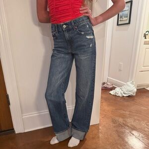 American Eagle cuffed jeans